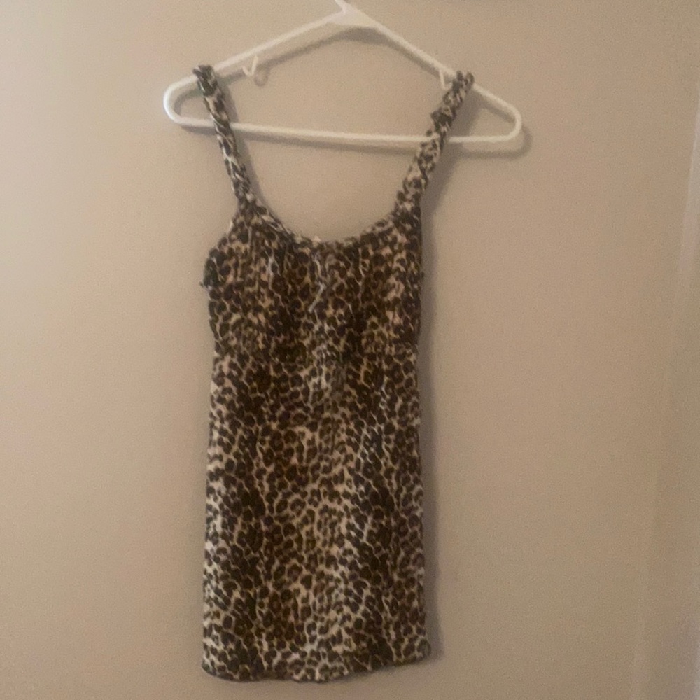Dressy cheetah top